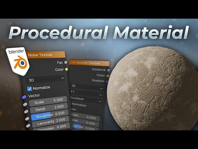 How to make PROCEDURAL MATERIALS in Blender