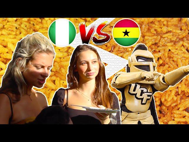 Nigeria vs Ghana! Which Jollof Rice is better? UCF students choose!