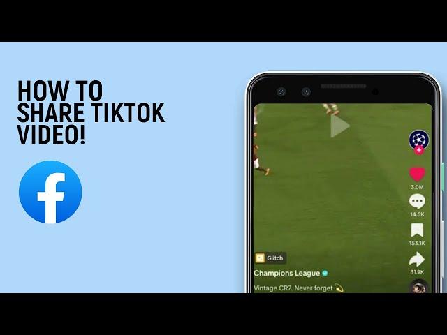 How to Share TikTok Video on Facebook Story [easy]