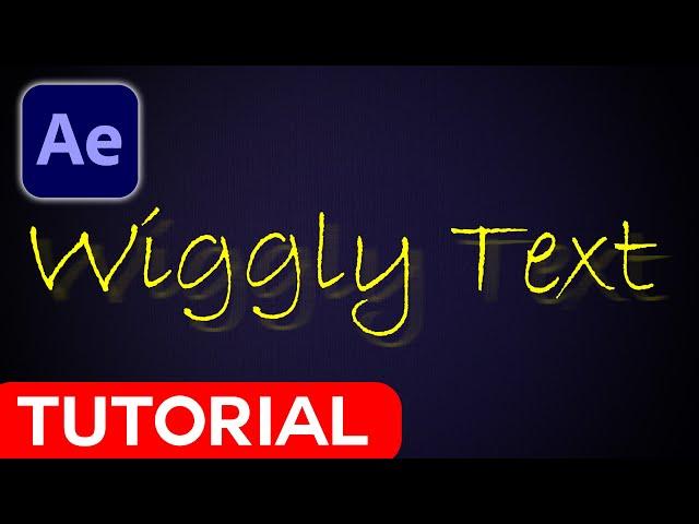 How to Make a Wiggly Text Effect in After Effects