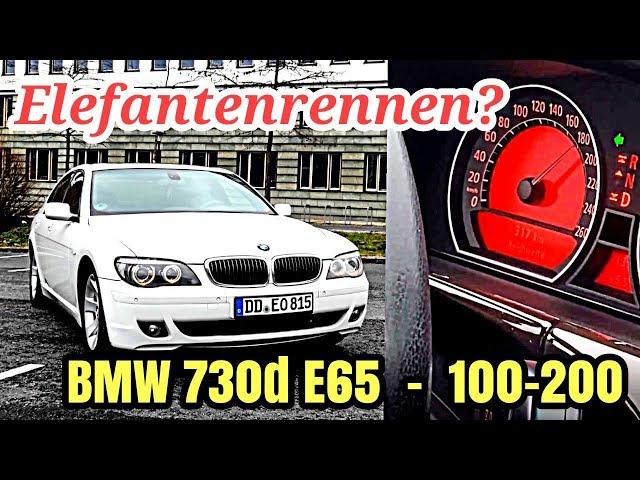 Elefantenrennen? - BMW 730d E65 | 100-200 Zeiten messen | Dragy GPS 2022