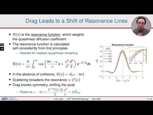 Nonlinear Evolution of Instabilities due to Drag and Large Effective Scattering