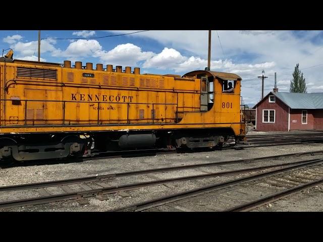 Nevada Northern Railway in Ely:  801 & RS units