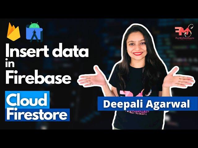 #7 How to Save Data in Cloud Firestore | Firestore | Firebase Tutorial