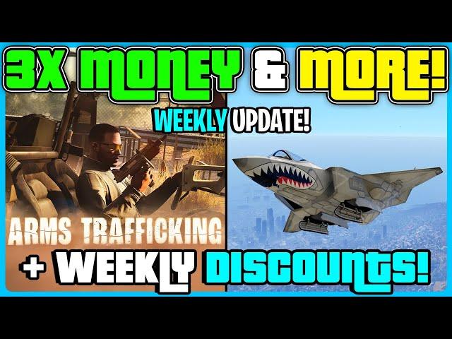 GTA 5 Online Weekly Update! 3X Money & More!