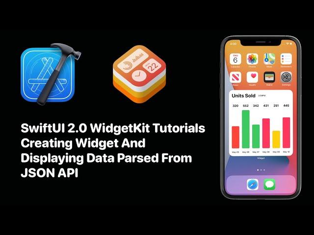 SwiftUI WidgetKit Tutorials - Creating Widget And Displaying Data Parsed From JSON API - SwiftUI