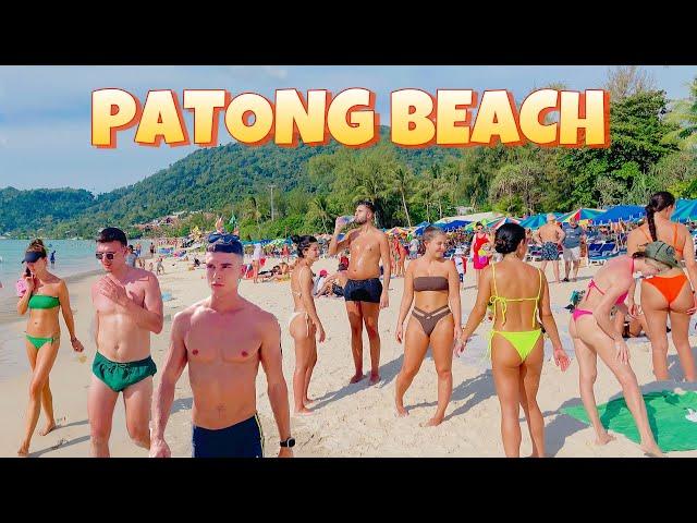 【 4K】Phuket 2023 Patong Beach - Walking Tour Thailand