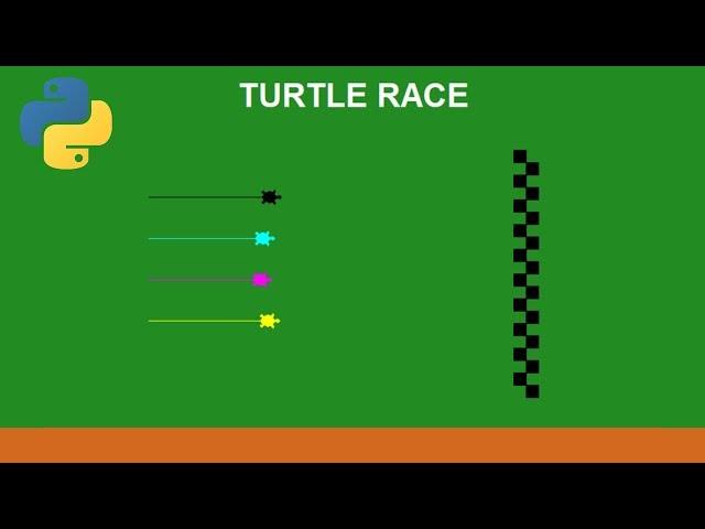 Python Tutorial - Turtle Race Game (1/2)