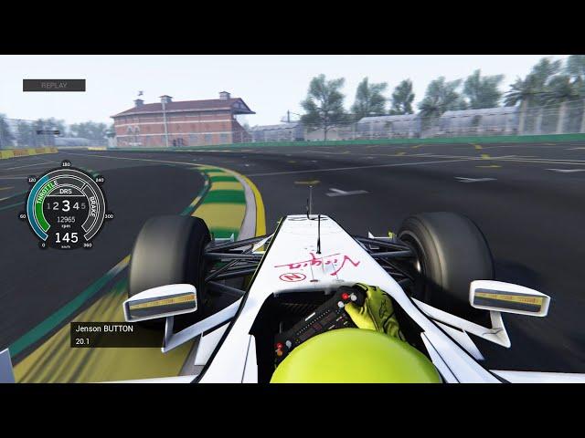 BUTTON REALISTIC LAP AT MELBOURNE | THIS WILL GIVE YOU NOSTALGIC FEELINGS!