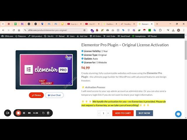  Elementor Pro – Original License Activation at a Low Price!