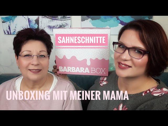 Barbara Box Sahneschnitte | Dezember 2019 / Januar 2020 | Unboxing mit meiner MAMA ️