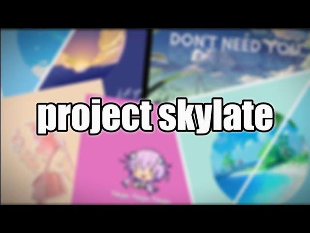 (robeats) playing the new project skylate songs