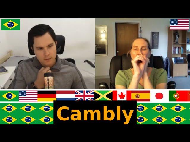  Cambly English Conversation with an American tutor!  - BrazilianTalks #36