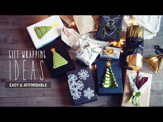 DIY EASY GIFT WRAPPING IDEAS + HACKS 2021 | Minimal and affordable