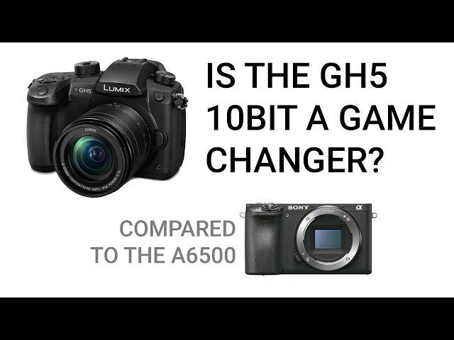 Is the GH5 10bit a Game Changer over the 8bit Sony a6500?