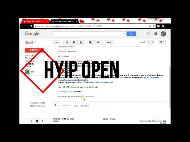 How To Login Your New Site /HyipOpen.Com