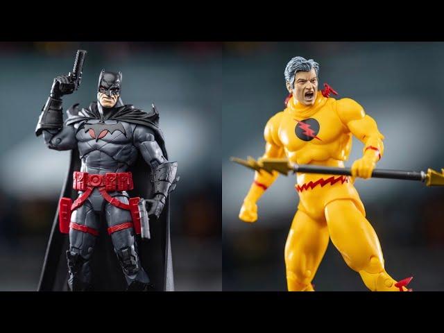 New McFarlane Toys Flashpoint Batman & Zoom Reverse Flash figures in hand images by robdtoys