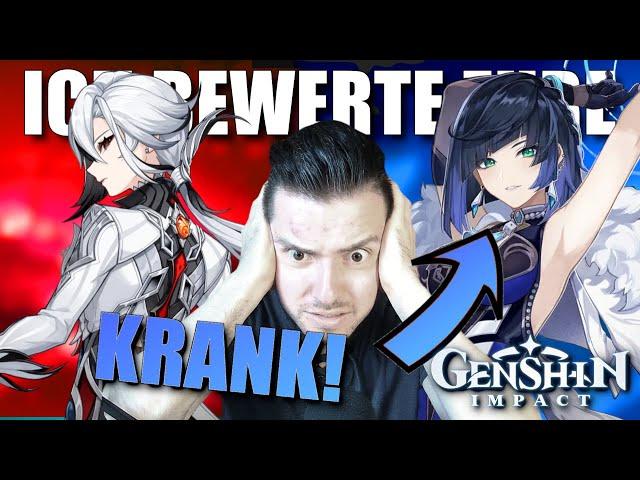 DIE KRASSESTE YELAN DIE ICH JE GESEHEN HABE!? Ich BEWERTE BUILDS MEINER ZUSCHAUER! I Genshin Impact