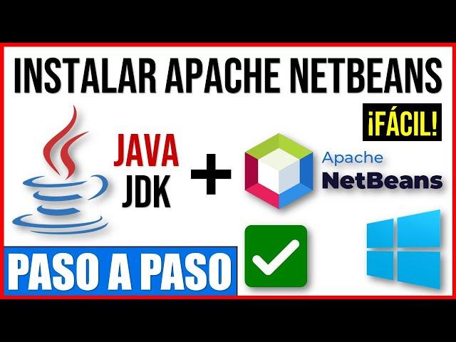 Descarga e Instalación de Apache NetBeans 20 + JDK | Windows | Paso a Paso | Tutorial en Español 