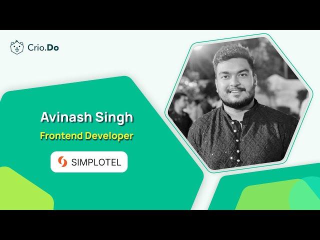A true story of a teacher with 10 years exp turned Software Developer - Avinash Singh