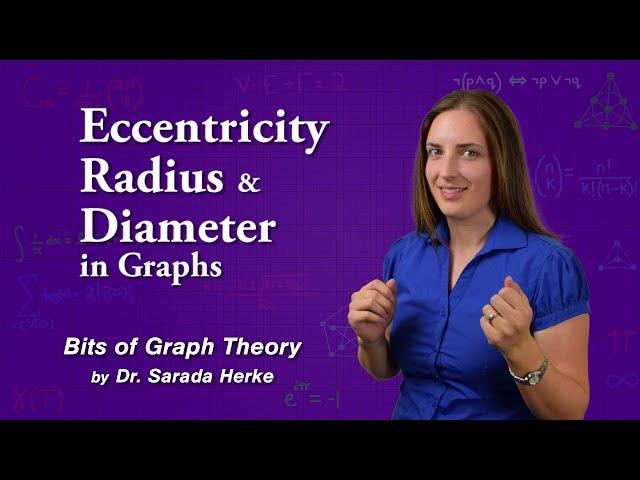 Graph Theory: 51. Eccentricity, Radius & Diameter