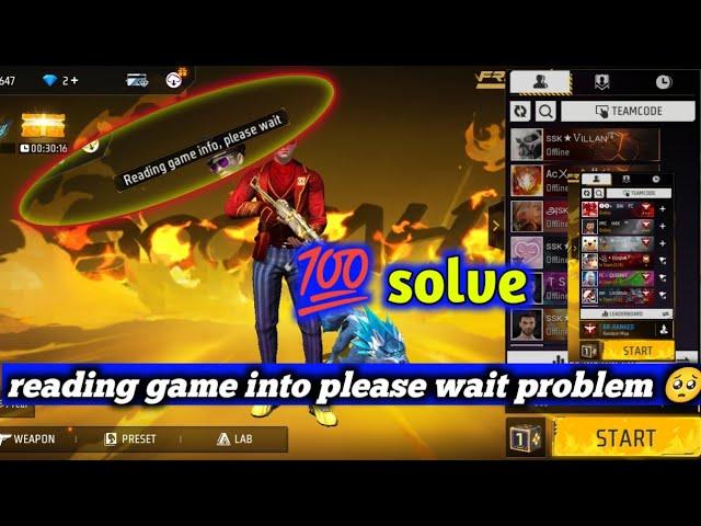 free fire how to reading game into please wait problems solve #tamil