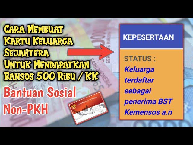 Cara Mendapatkan Bantuan BST 500 Ribu