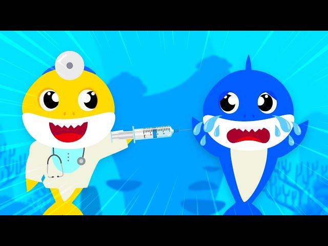 Time For a Shot | Baby Shark Doctor | Hospital Play for Kids by Bubbles