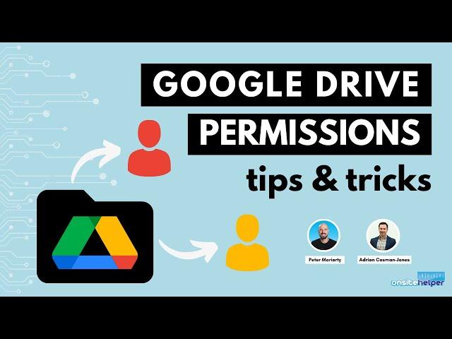 Setting up Google Drive Permissions the right way