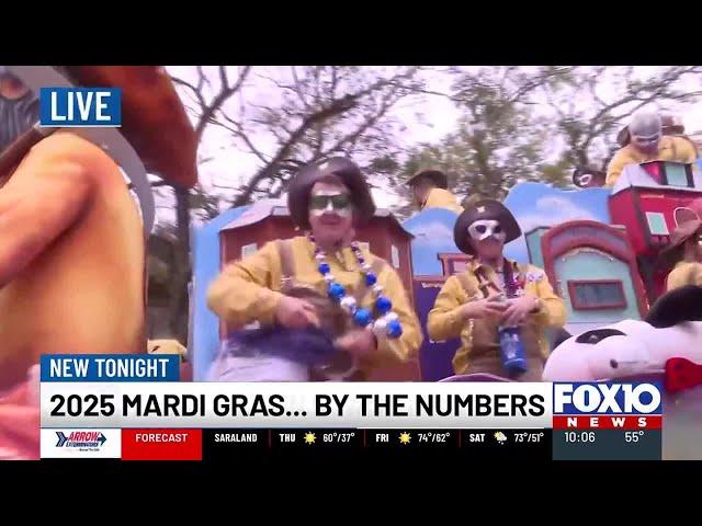 Mardi Gras 2025: The Boom Boom by the numbers