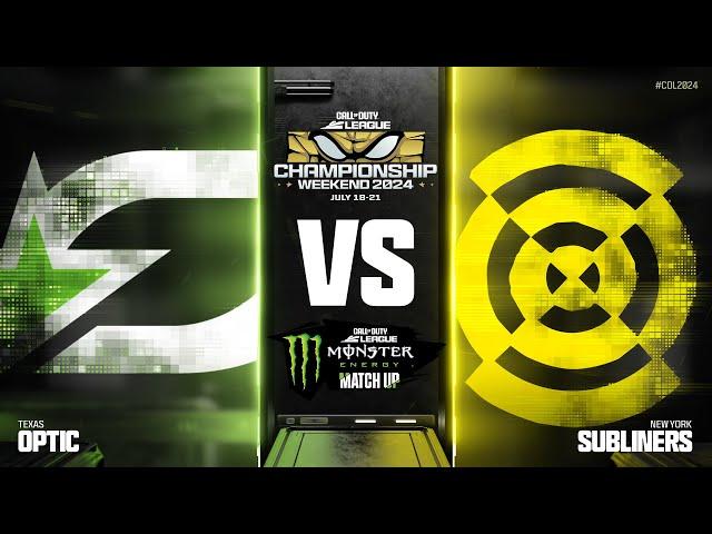 @OpTicTexas vs @NYSubliners | CDL Champs Monster Matchup | Grand Finals