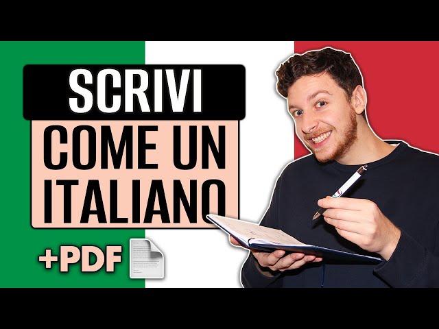 5 Consigli Per Scrivere Meglio In Italiano (Sub ITA) | Imparare l’Italiano