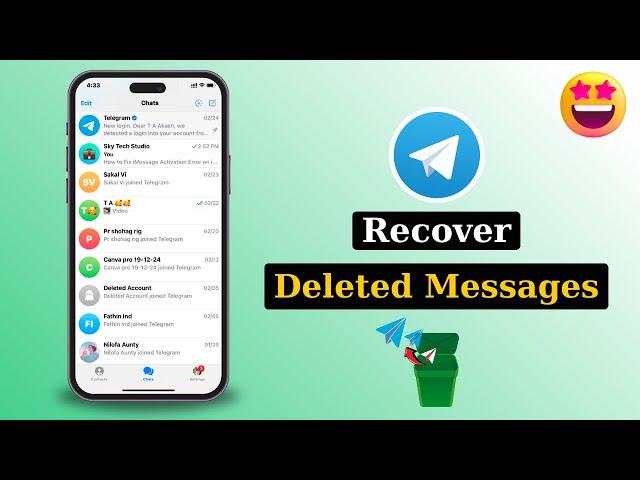 How To Recover Deleted Telegram Messages on iPhone