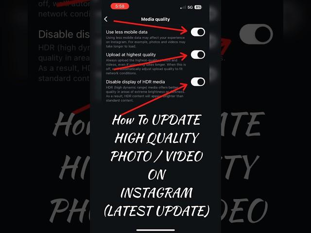 How to upload high quality photos/videos on Instagram latest update may 2023 || NH TUTORIAL #shorts