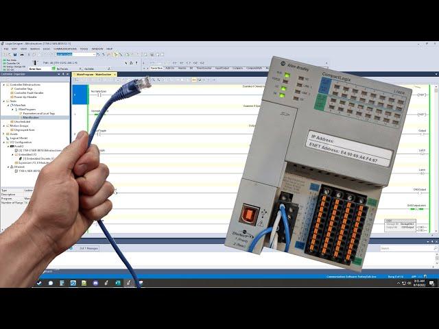 Making a Program and Going Online - Allen-Bradley Studio 5000