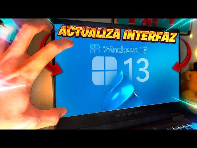 ASI ES! Nuevo Windows 13 RENOVADO / ACTUALIZA Interfaz MEJORADA!