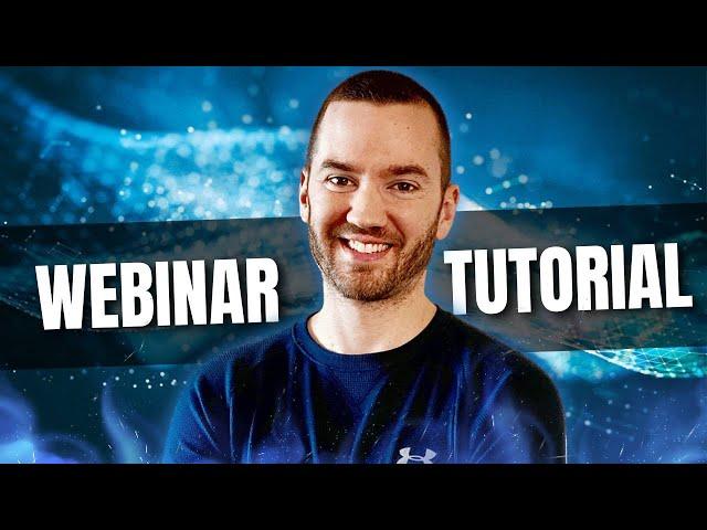 Webinar Tutorial 2024 (WebinarJam Tutorial: How To Setup A Webinar)