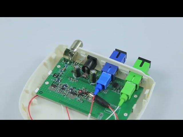 FTTH Indoor CATV Optic/Optical Fiber Receiver with AGC and Wdm