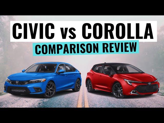 2024 Honda Civic VS 2024 Toyota Corolla || Which Is The Best Reliable Small Car?