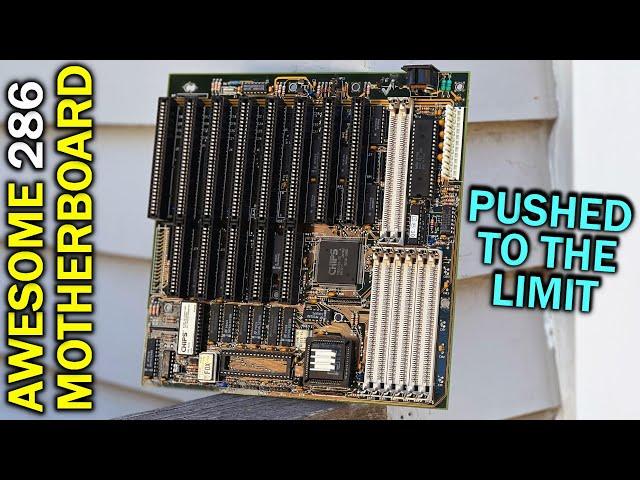 Let's overclock and improve this old 286 motherboard