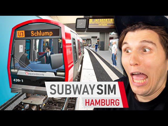 Erster Tag als U-Bahnfahrer in HAMBURG | Subway Sim Hamburg