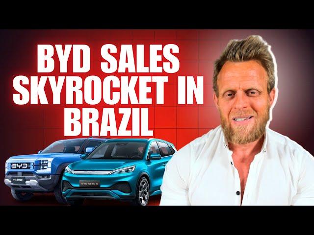 BYD's Electric Car sales in Brazil go ballistic with 328% growth