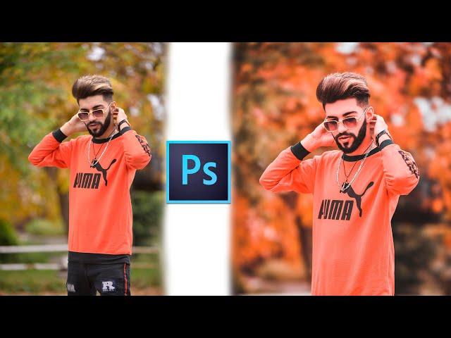 Portrait ,Cinematic Orange & Teal effect editing by Maruf | Photoshop cc tutorial @MarufTech9