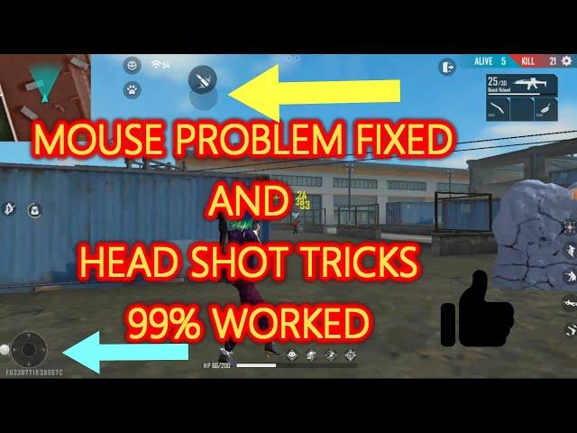 Phoenix Os Free Fire Mouse Problem Fixed And Drag Head Shot Trick Worked 99% Tamil