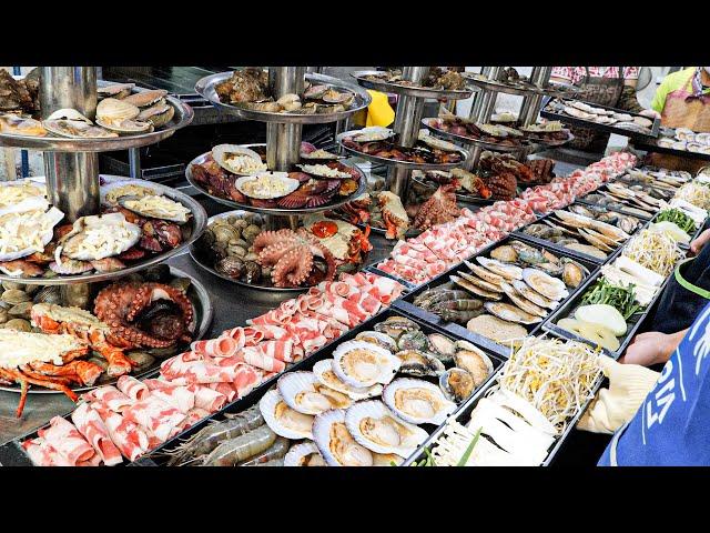 Amazing scale! A seafood cooking master you don't usually see - korean street food