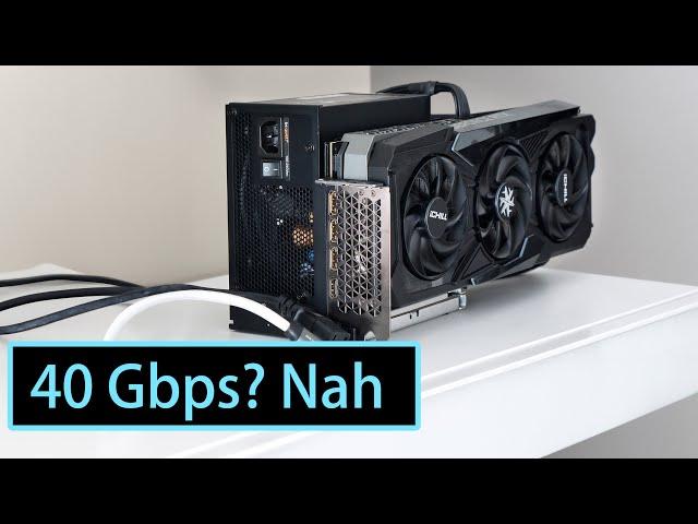 Thunderbolt eGPU bandwidth limit explained | RTX 4090 + 13700H