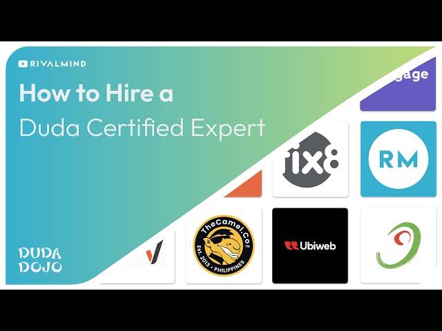 How to Hire a Duda Certified Expert | Duda Dojo