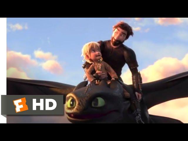 How to Train Your Dragon 3 (2019) - Toothless Returns Scene (10/10) | Movieclips