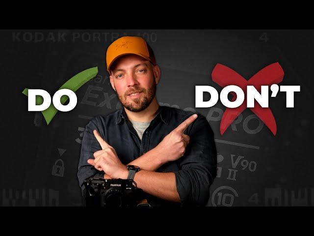 SD card DO's and DON'Ts