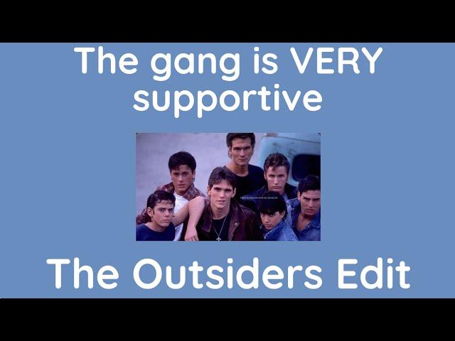 The Gang Is VERY Supportive Of Ponyboy: The Outsiders Edit #shorts